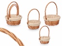 Set 3 cestas mimbre redondas: Organiza tu hogar con estilo