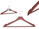 Set 3 perchas de plástico marrón: Organiza tu armario con estilo