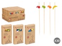 Set 30 brochetas comida surtidas: perfectas para tus fiestas
