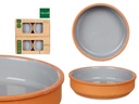 Set 4 cazuelas de barro gris de 16 cm para una cocina auténtica