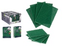 Set 4 estropajos verdes de fibra extra para una limpieza eficaz