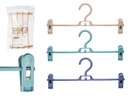 Set 4 perchas pinzas 3 colores surtido, organiza tu ropa con estilo
