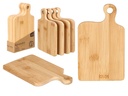 Set 4 tablas versátiles de madera para cocina y decoración