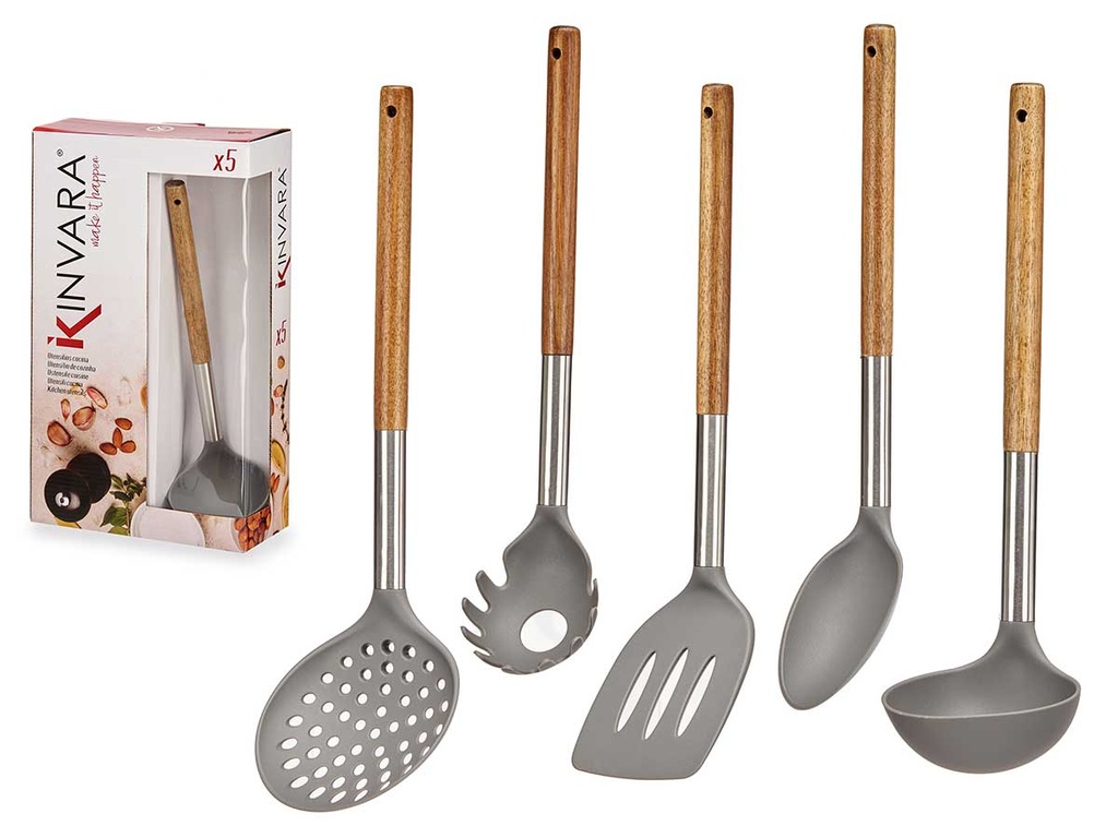 Set 5 utensilios cocina: calidad y versatilidad para tus recetas