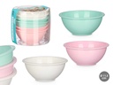 Set 6 bols surtidos en 3 colores, perfectos para tu cocina 300ml