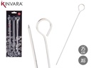 Set 6 pinchos brocheta metal 25cm para asados perfectos y fáciles
