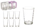 Set 6 vasos círculos 200ml: Elegancia y originalidad para tus bebidas