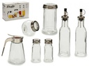 Set 7 Botes Cristal Condimentos Cocina: Organiza y Decora Tu Espacio