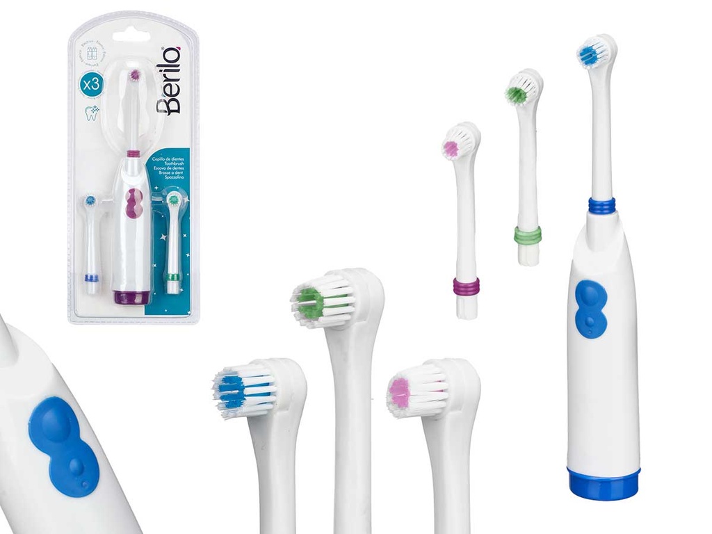 Set cepillo eléctrico: Limpieza profunda y brillo dental