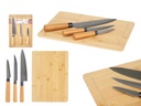 Set tabla de bambú con 3 cuchillos para queso: Perfecto para reuniones