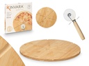 Set tabla y cortador de pizza: Cocina con estilo y comodidad