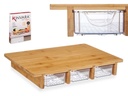 Tabla bambú 3 compartimentos: Organiza y decora tu cocina