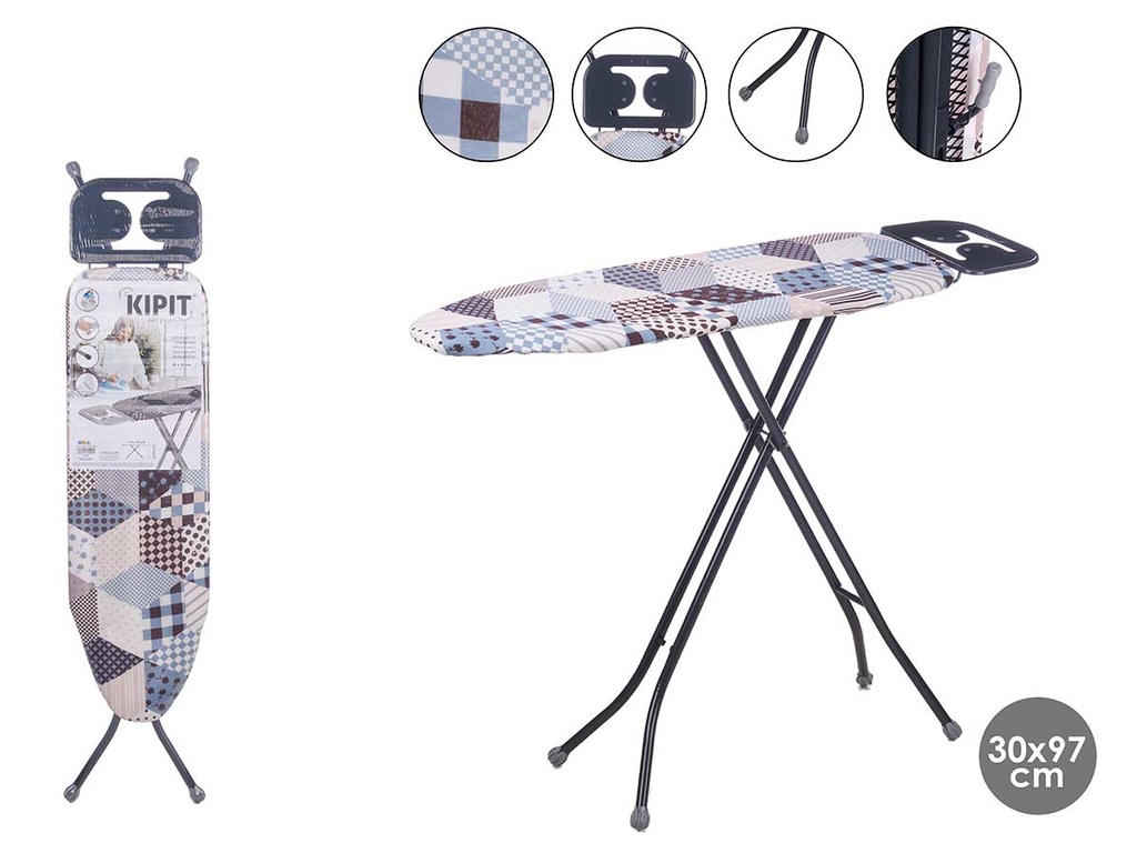 Tabla planchar 30 x 97 cm retales: Práctica y compacta para el hogar