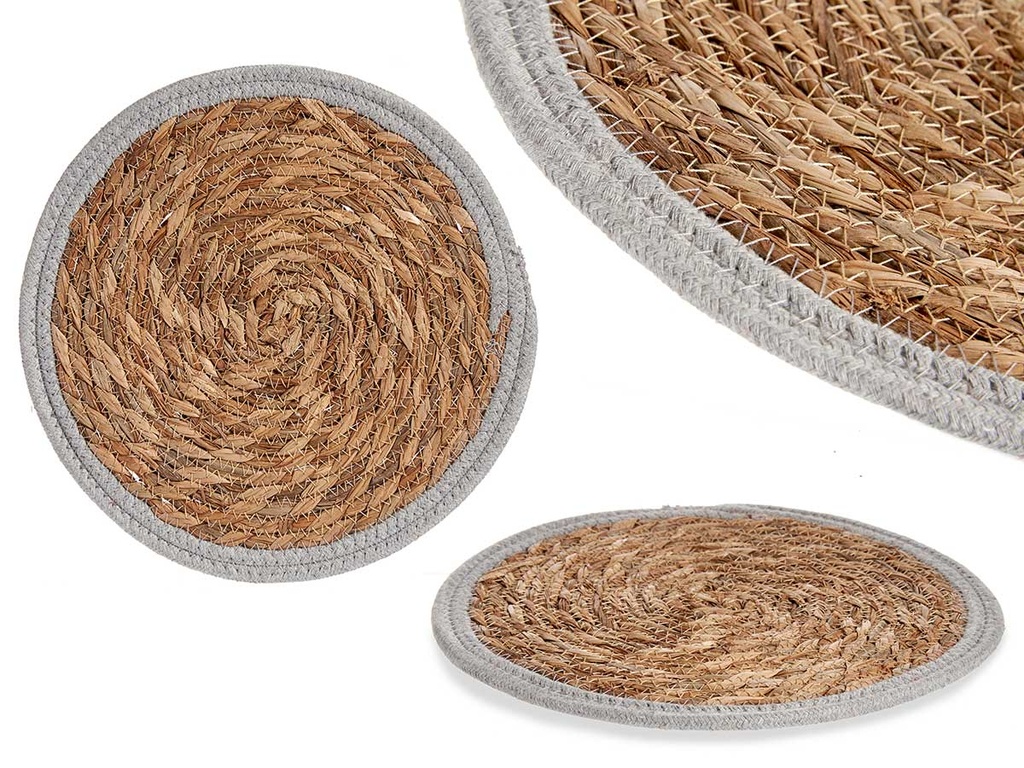 Tapete natural borde gris: estilo y confort para tu hogar