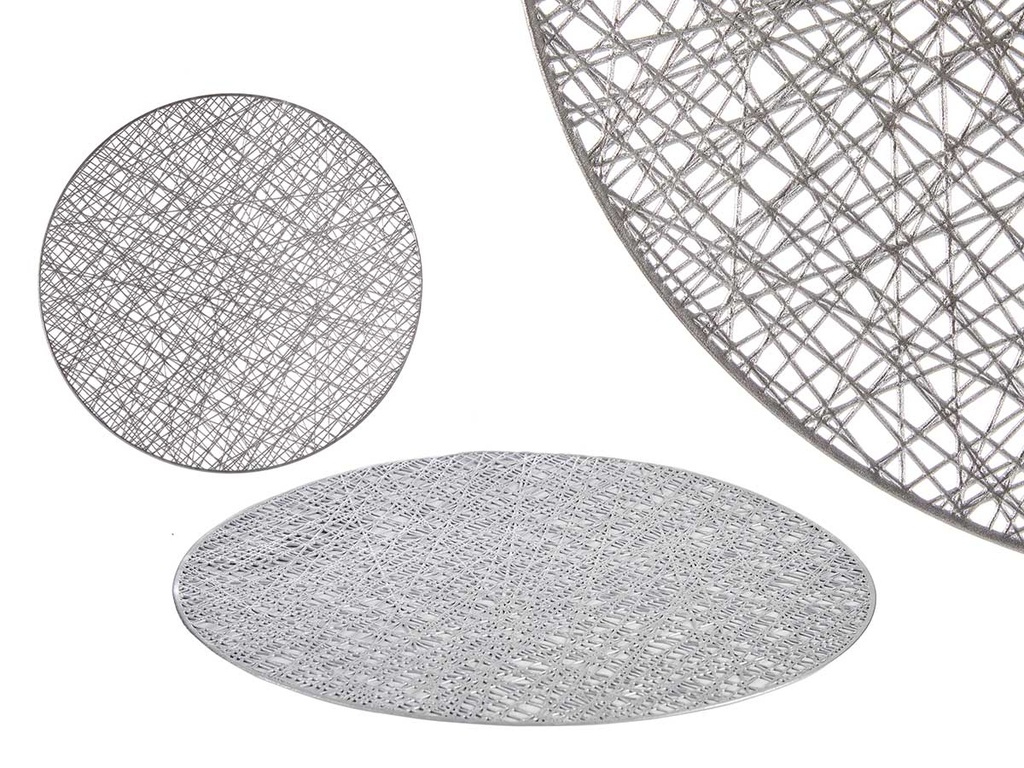 Tapete redondo plástico plata: elegancia y durabilidad para tu hogar