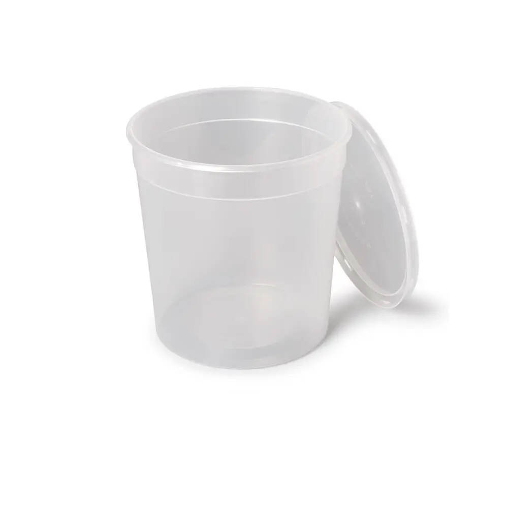 Tarrina Redonda PP 1000cc Transparente