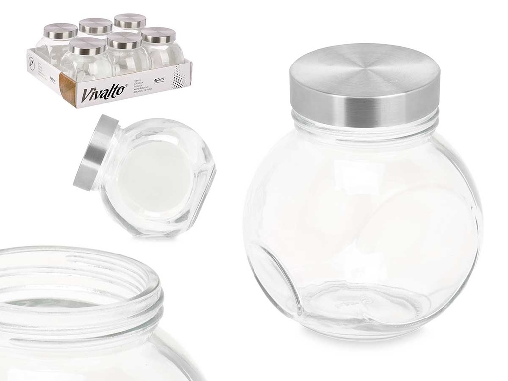 Tarro galletero inclinable 460ml: Estilo y practicidad en tu cocina