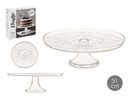 Tartera con pie 31cm: Elegancia y brillo en tus postres