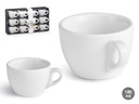Taza porcelana baja 180 ml: Estilo y confort para tu café diario