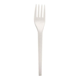 Tenedor Blanco Bio Compostable
