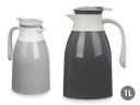 Termo plástico gris 1L: ideal para mantener tus bebidas frías