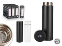 Termo termómetro digital 450ml: práctico y elegante en dos colores
