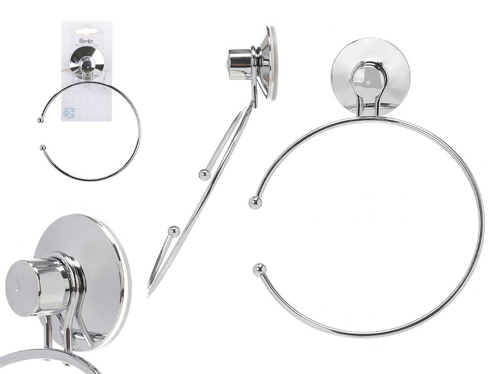 Toallero acero inoxidable con ventosa: instalación fácil y duradera