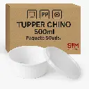 Tupper Chino 500ml. Paquete 50uds. PP.