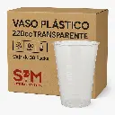 Vaso Plástico 220cc Transparente