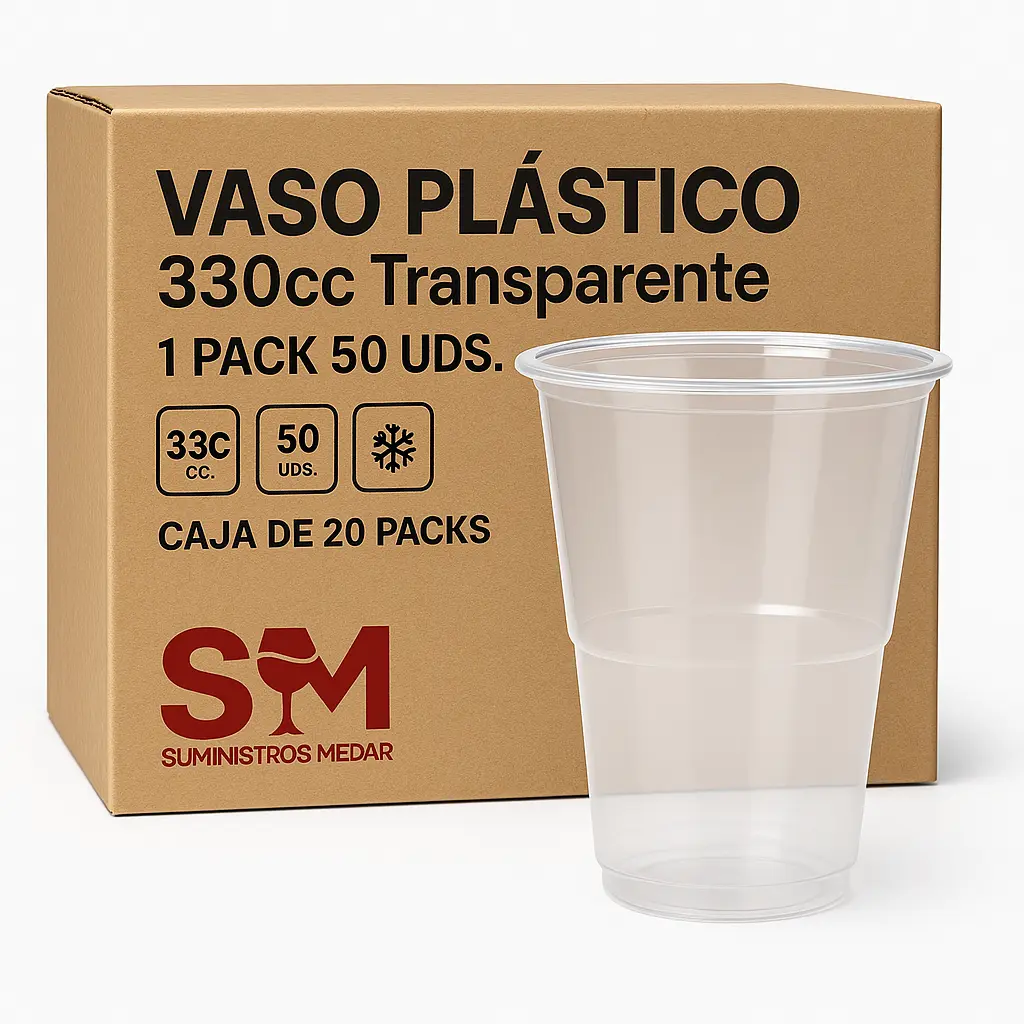 Vaso Plástico 330cc Transparente