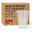 Vaso Plástico 330cc Transparente