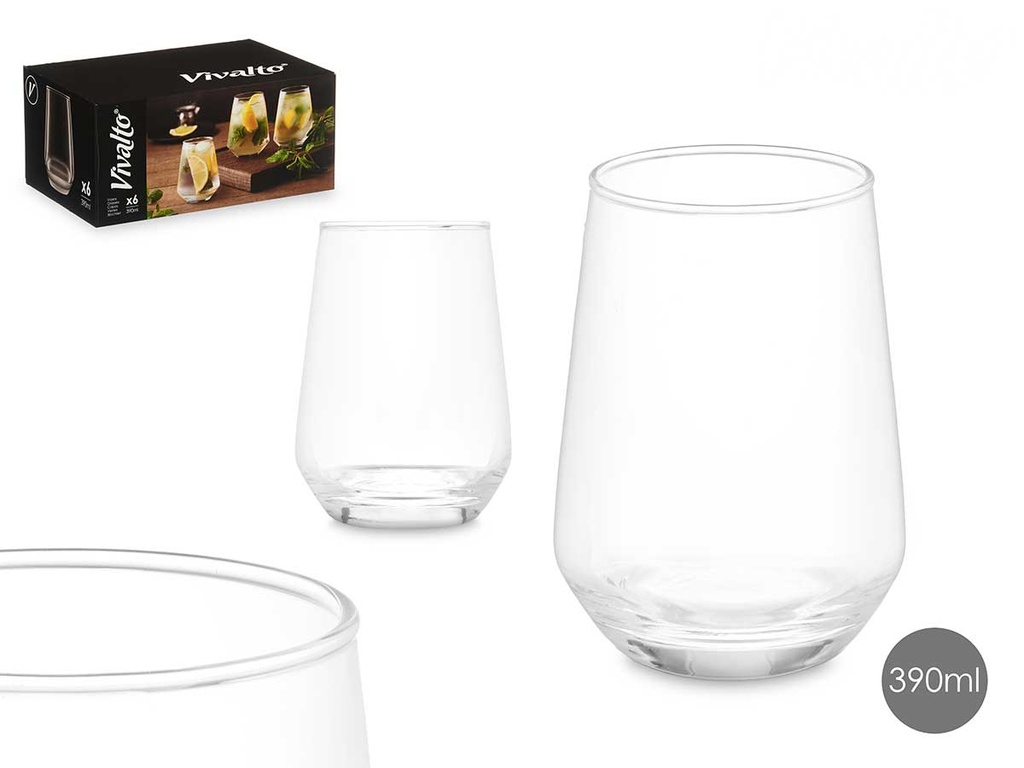 Vaso cónico 390ml - Ideal para bebidas frías y calientes, ¡versátil!