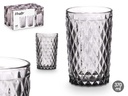 Vaso diamante gris 370 ml: Elegancia y estilo en cada sorbo
