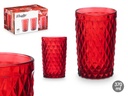 Vaso diamante rojo 370 ml: Elegancia y comodidad para tus bebidas