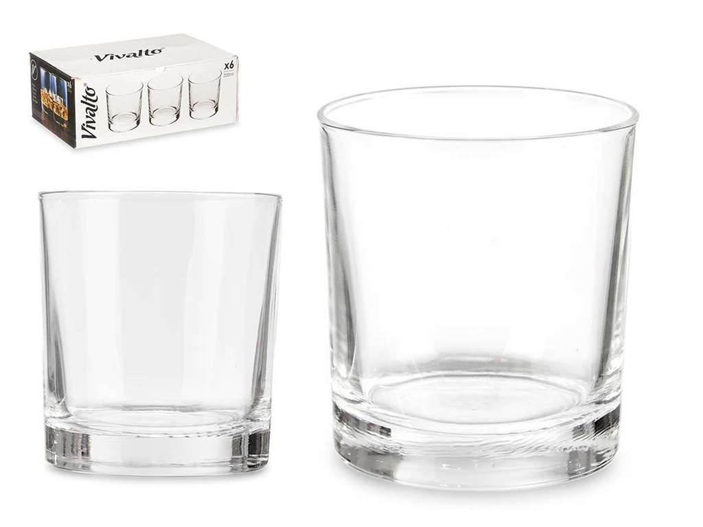 Vaso vidrio whisky 320ml: Elegancia y sabor en cada sorbo