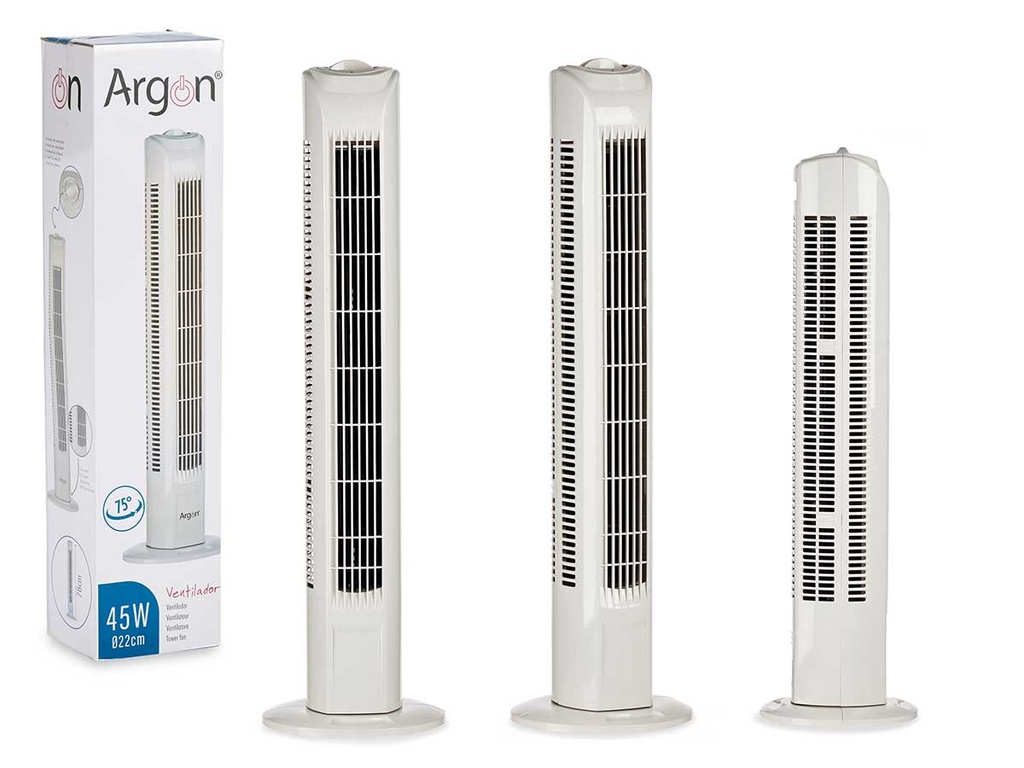 Ventilador Torre 45W: Eficiencia Silenciosa y Diseño Moderno
