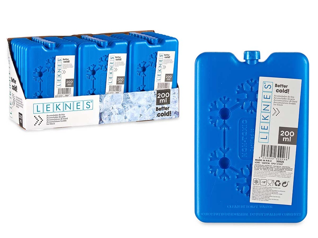Acumulador frío 200ml: Ideal para mantener tus alimentos frescos