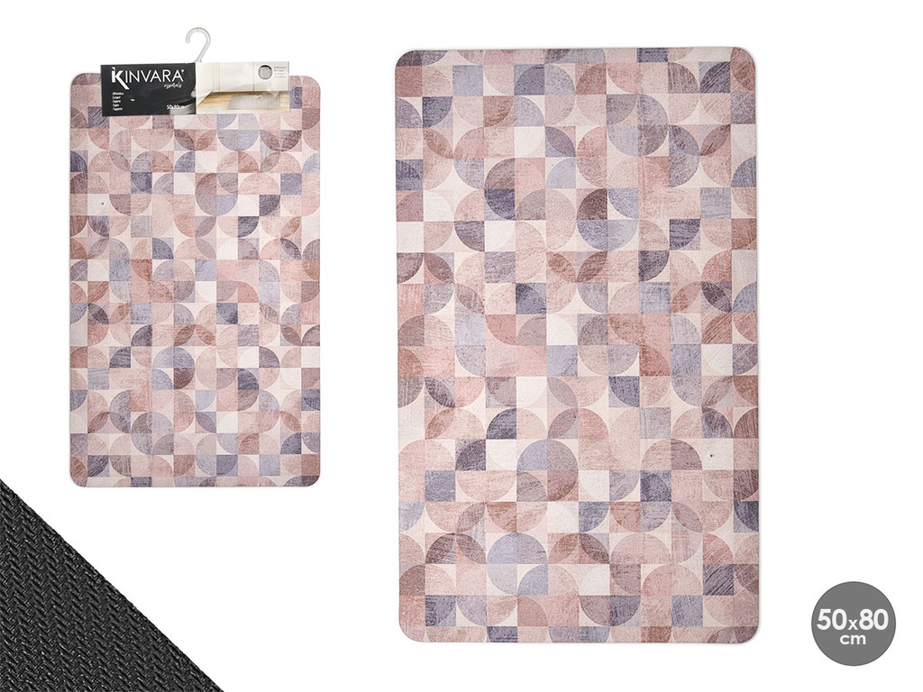 Alfombra cocina mosaico tierra elegante para un hogar cálido