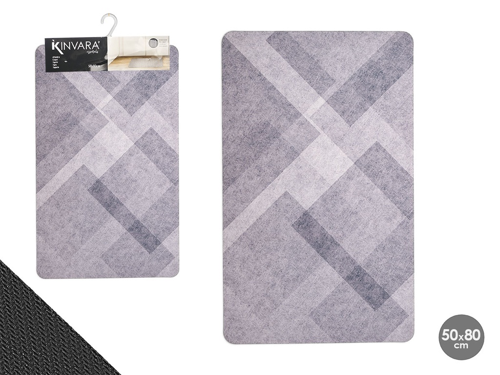 Alfombra cocina rombos gris, diseño moderno para tu hogar