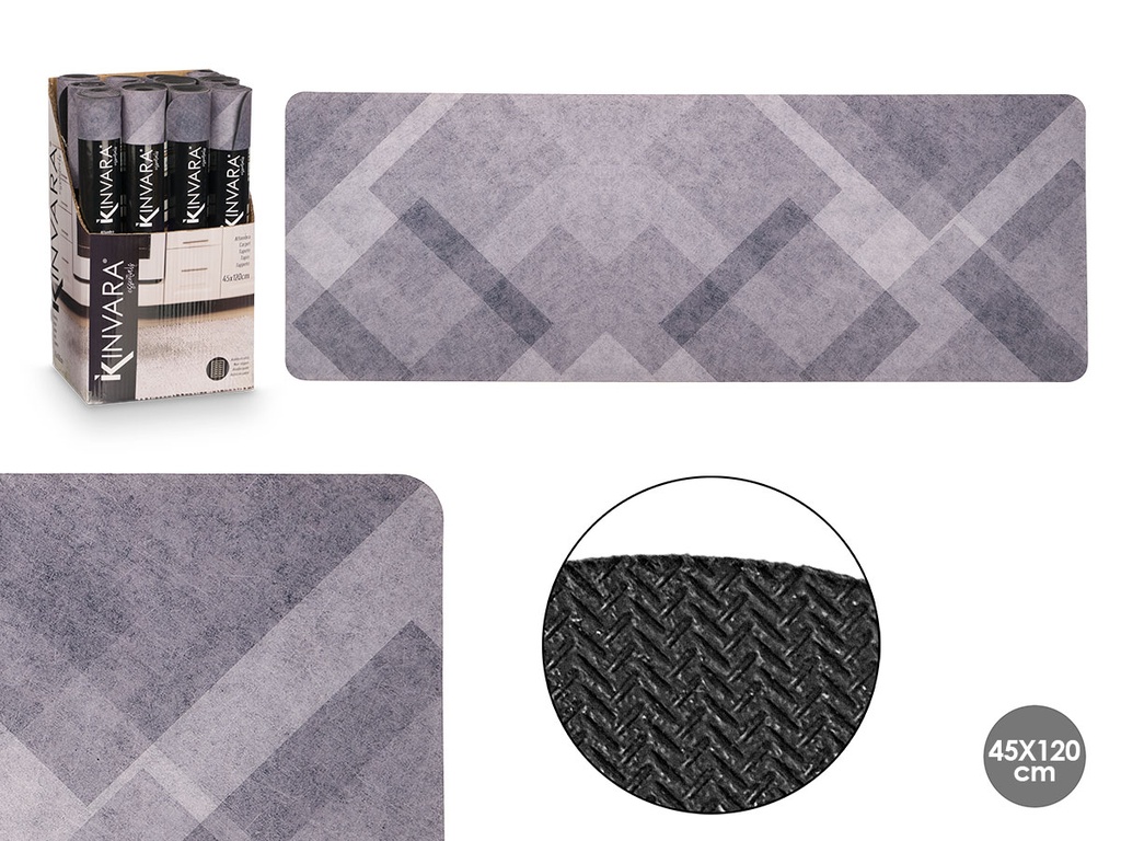 Alfombra cocina rombos gris: estilo y comodidad para tu hogar