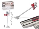 Aspirador de mano gris rojo 600W: Potente y ligero para tu hogar