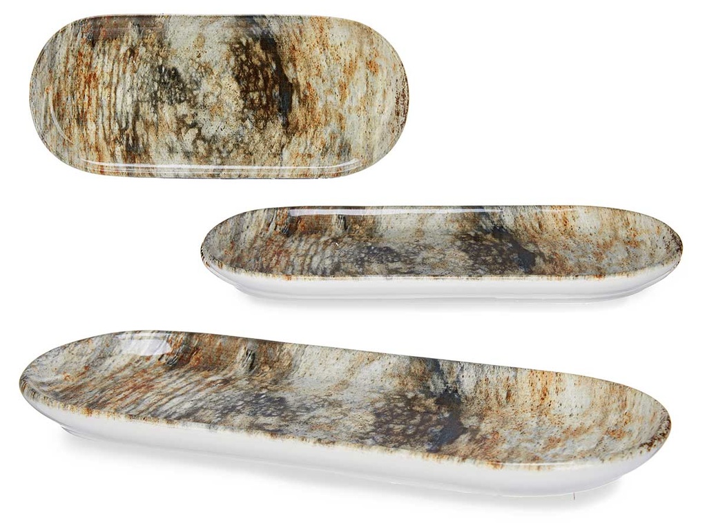 Bandeja ovalada piedra: Elegancia y resistencia para tu hogar