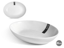 Bandeja porcelana ovalada 20 cm para servir con estilo y elegancia