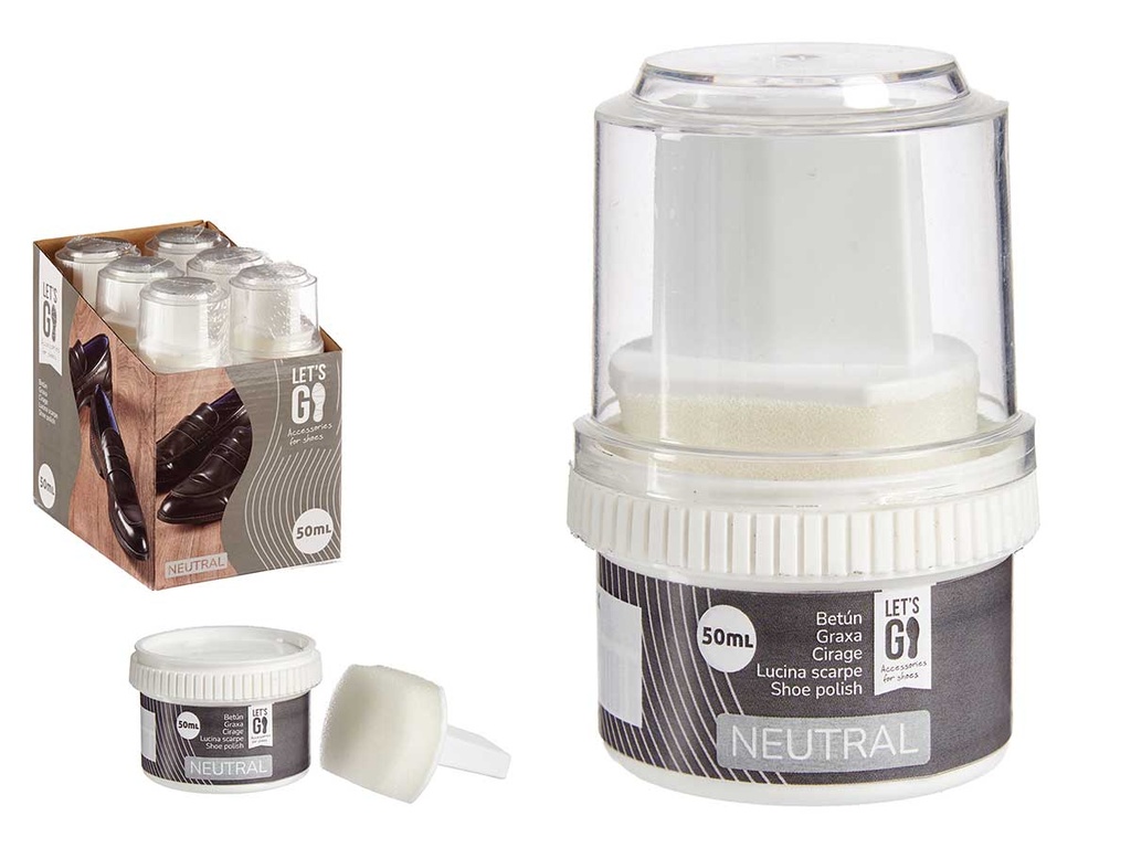 Betun 50gr: Esponja Limpiadora Neutra para Cuidar tus Zapatos