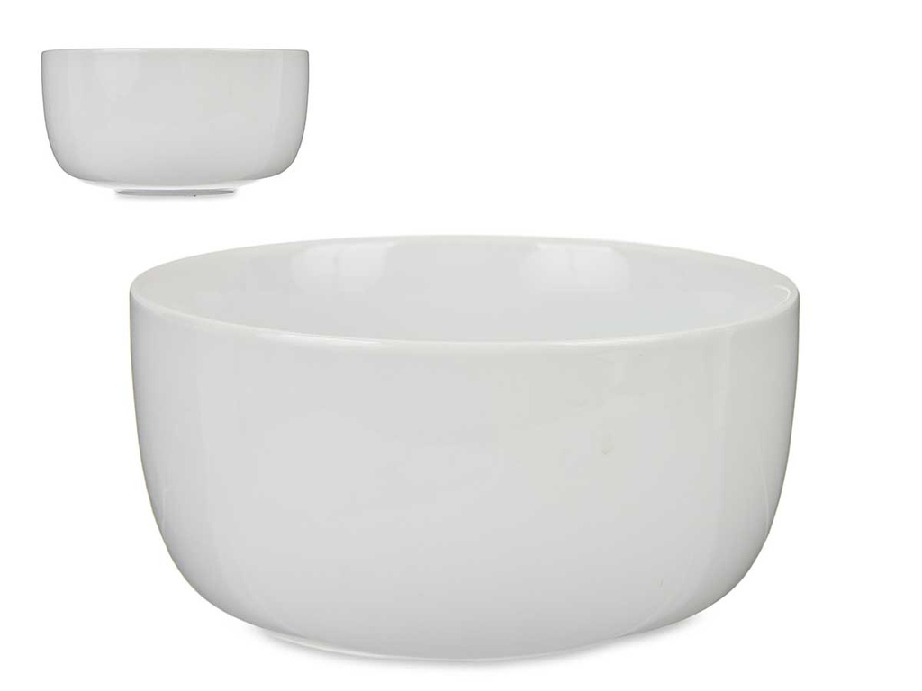 Bol de porcelana blanca redonda 1200 ml: elegancia y versatilidad