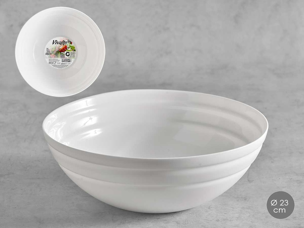 Bol ondas opal de 23cm: Elegancia y versatilidad para tu mesa