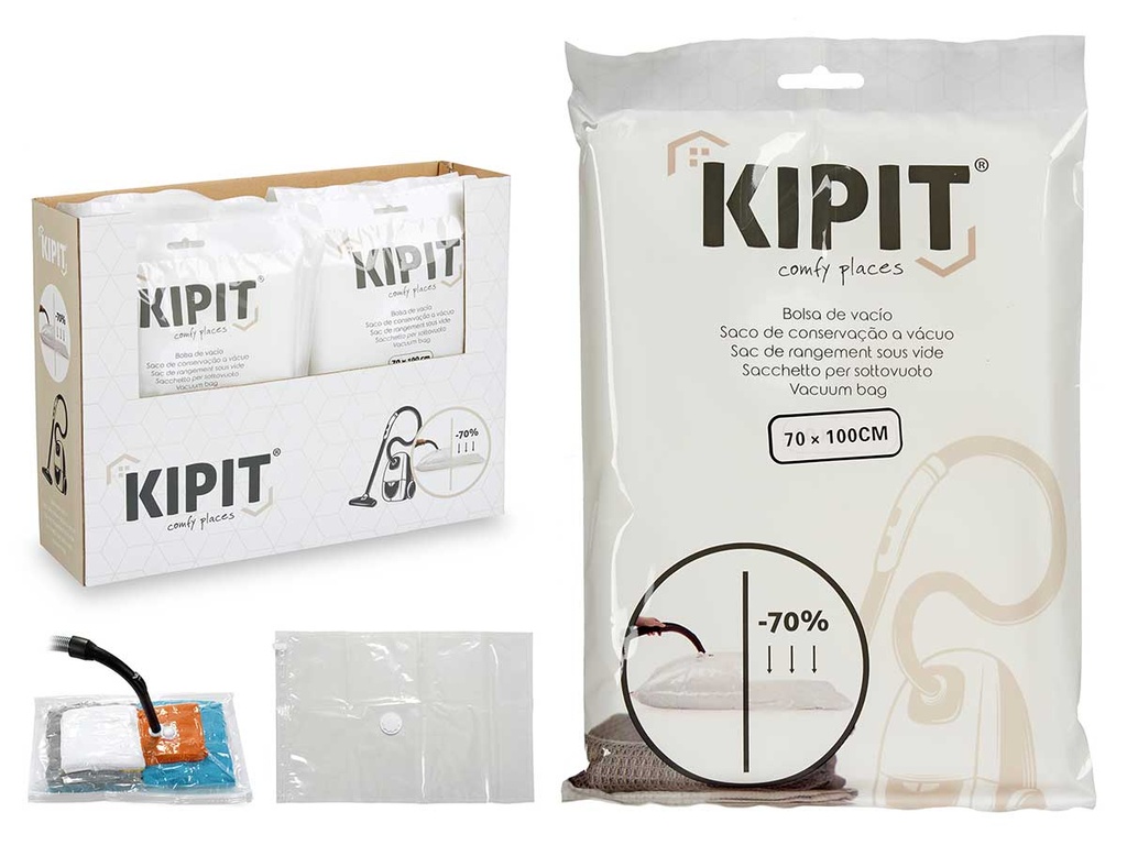 Bolsa de vacío transparente ideal para almacenar y proteger tus cosas