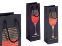 Bolsa de vino con 2 copas y letras, ideal para regalar y disfrutar