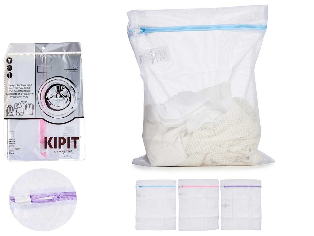 Bolsa lavadora 40x50cm: Organiza tu colada con estilo en 3 colores