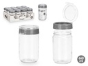 Bote tapa 660ml gris: Almacenamiento práctico y elegante para tu hogar